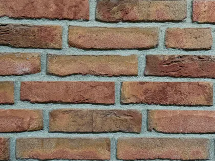 Mostowa - cegła dekoracyjna, czerwona, podpalana, rustykalna