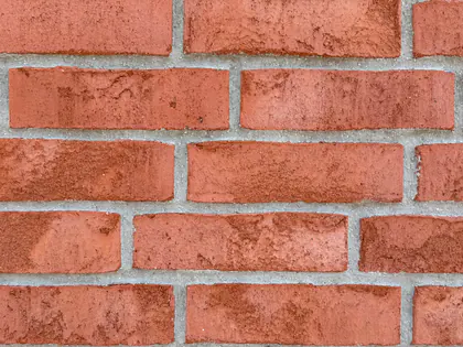 Pruski Mur - cegła dekoracyjna, czerwona cieniowana, rustykalna